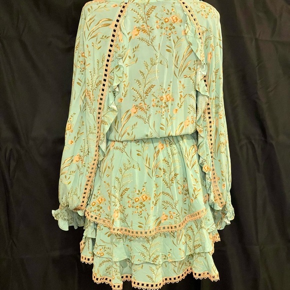 Spell & The Gypsy Maisie Playdress. Vintage Turquoise Size M - Picture 4 of 7